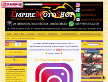 Tablet Screenshot of empiremotoshop.com